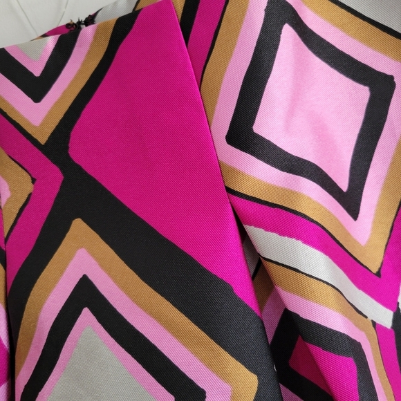 Lane Bryant Geometric Print Mini Skirt / Colorful / Size 20 - Picture 3 of 6